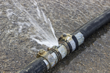 fuite d'eau canalisation